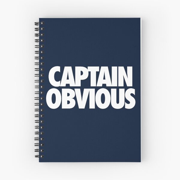 Item preview, CAPTAIN OBVIOUS designed and sold by cpinteractive.