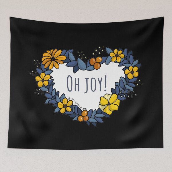 Item preview, Oh Joy! Heart Christmas Wreath designed and sold by mydoodlesateme.
