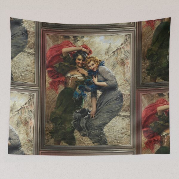 Item preview, Rainy Day by Gaetano Bellei - Old Masters Reproductions designed and sold by Xzendor7 Digital Art Creations.