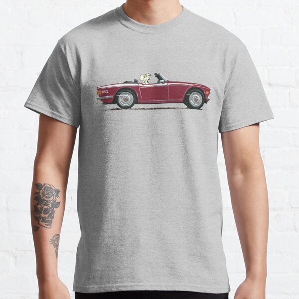 Damson Red color TR6 – the Classic British Sports Car Classic T-Shirt