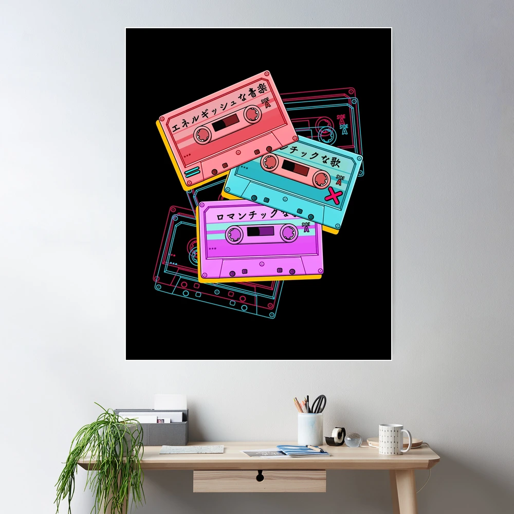 Japanese Version: The cute set of retro mixtapes (80s, 90s style