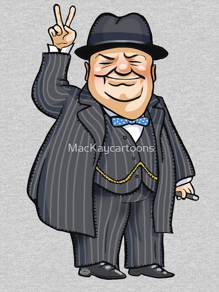 Winston Churchill by MacKaycartoons