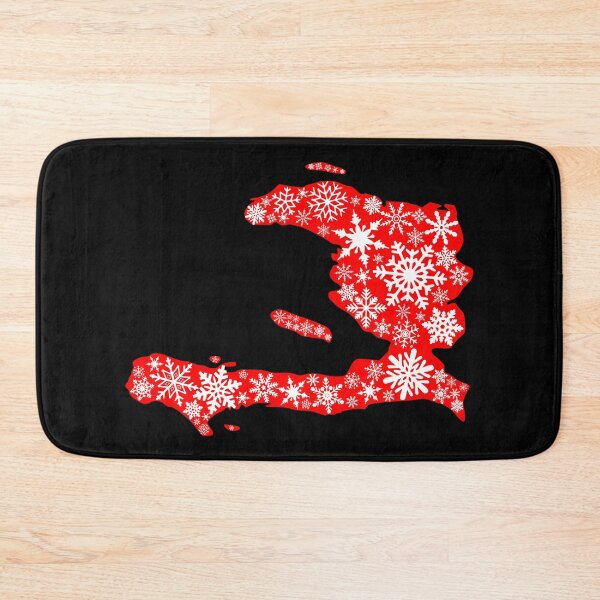 Item preview, Haiti Christmas Holiday Snowflakes With Map designed and sold by makeitadmirable.