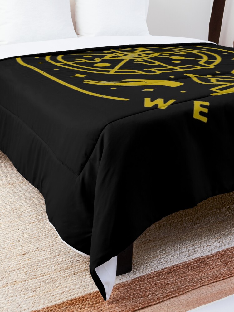 Alternate view of In Pizza We Trust Comforter