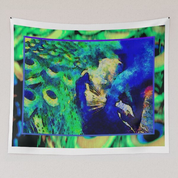 Item preview, Peacock ... with border designed and sold by drivebye.