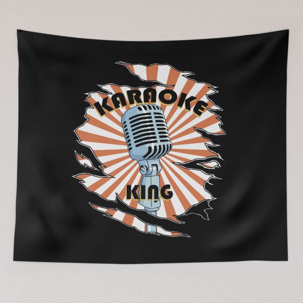 Artikelvorschau, Retro Karaoke Mikrofon Singen Karaoke Legende Karaoke King entworfen und verkauft von DSWShirts.