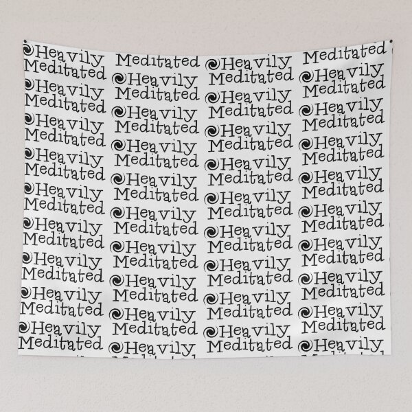 Item preview, Heavily Meditated with Instill designed and sold by InStill Mindfulness.