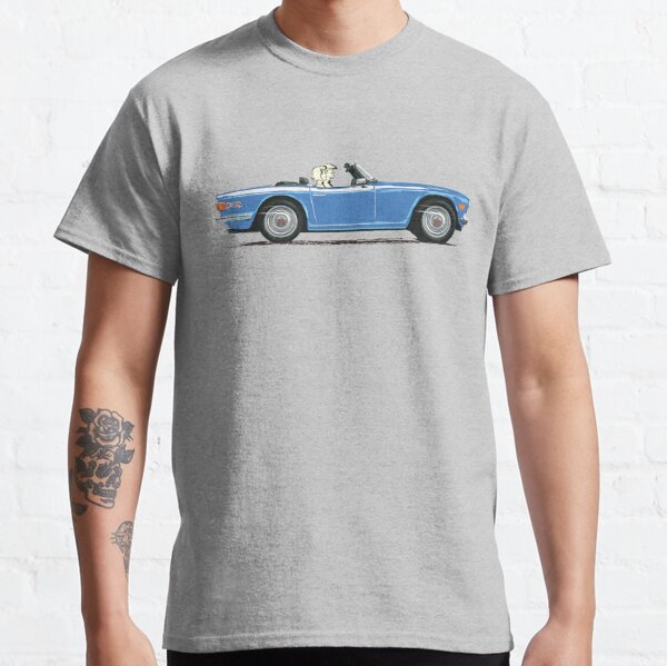 French Blue color TR6 – the Classic British Sports Car Classic T-Shirt