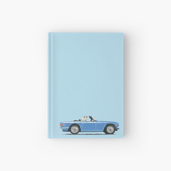 French Blue color TR6 – the Classic British Sports Car Hardcover Journal