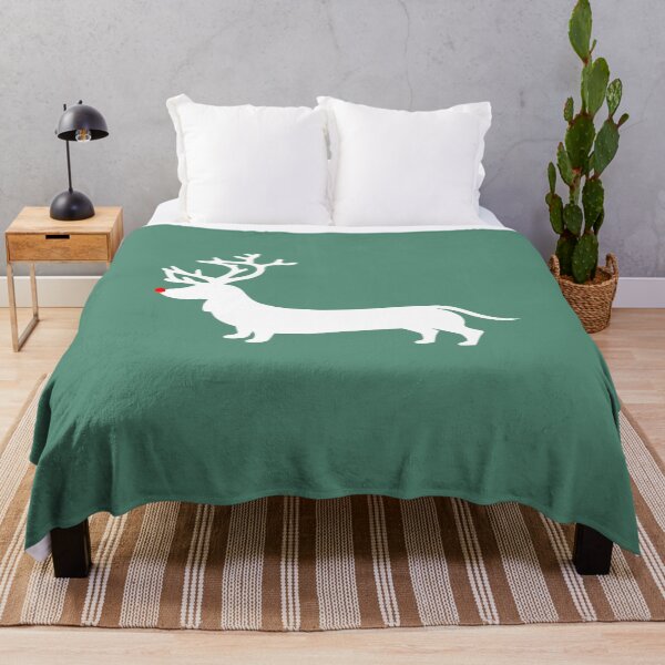 Artikelvorschau, Dackel Weihnachten Rentier entworfen und verkauft von SmartPooch.