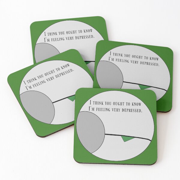 Item preview, Depressed Marvin Hitchhikers Guide to the Galaxy designed and sold by MinimalistRay.