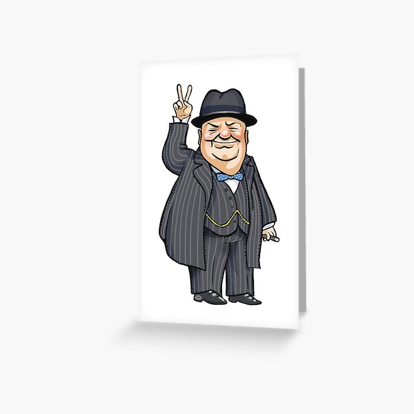 Winston Churchill Greeting Card