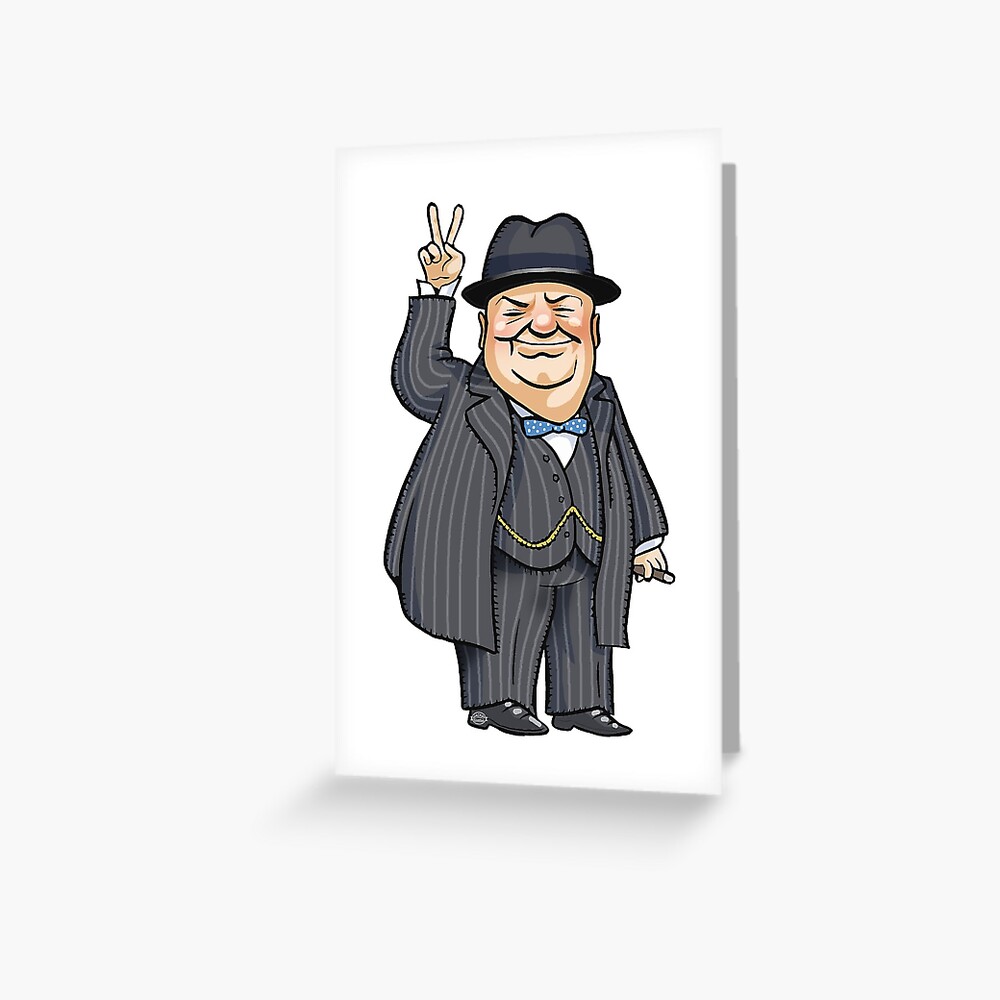 Winston Churchill Greeting Card