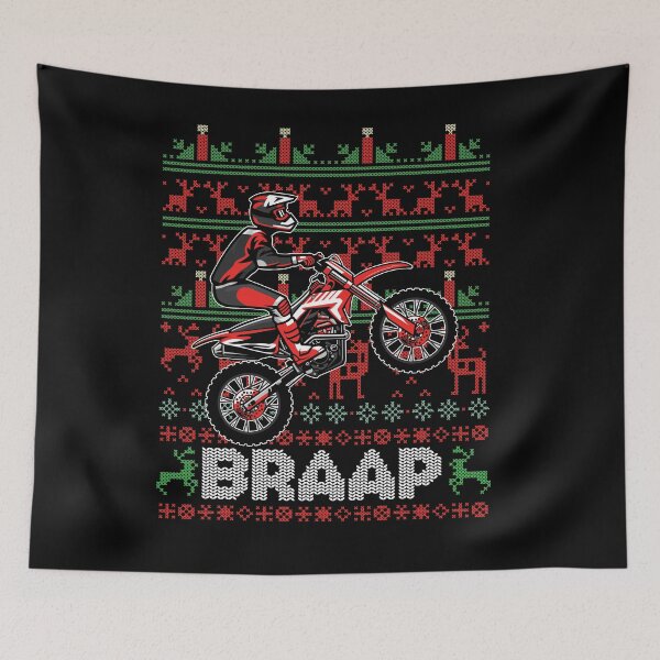 Item preview, Christmas Motorcycle Motocross Braap Dirt Bike designed and sold by DSWShirts.