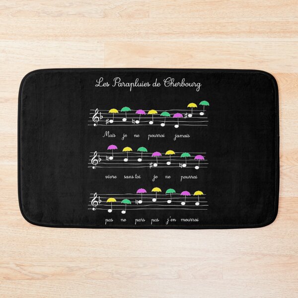 Item preview, The Umbrellas of Cherbourg music sheet art Jacques Demy Michel Legrand designed and sold by Rozbud.