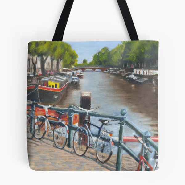 Item preview, Amsterdam, view from bridge designed and sold by atbenjaminart.