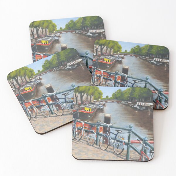 Item preview, Amsterdam, view from bridge designed and sold by atbenjaminart.