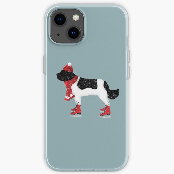 Landseer Skater Newfie iPhone Soft Case