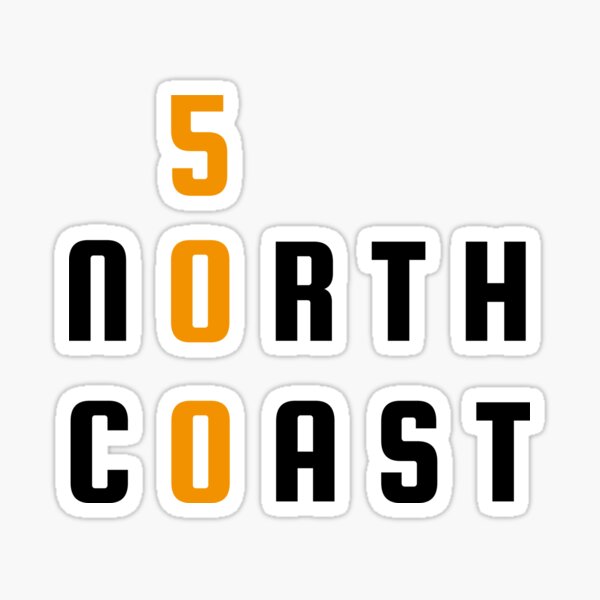 The North Coast 500 NC500 Route Text Design Sticker