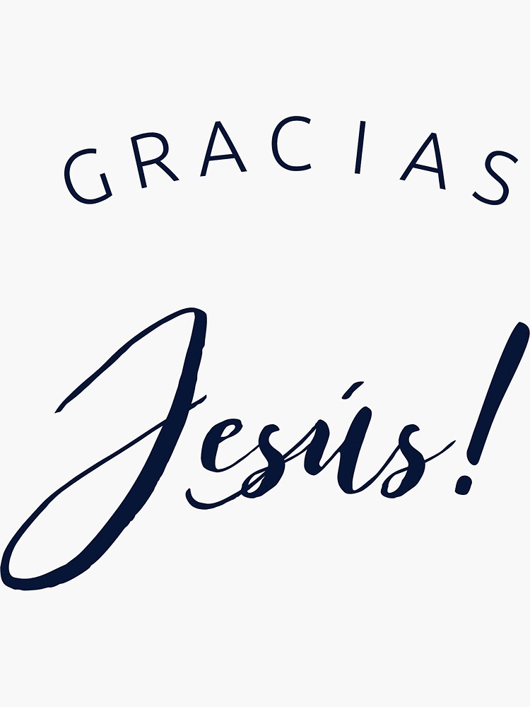 thank-you-jesus-spanish-sticker-for-sale-by-dovev20-redbubble