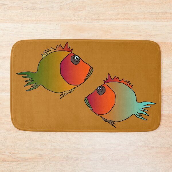 Item preview, Abstract, colorful fish, animal. Geometric design. Modern, children's style. designed and sold by busurman.