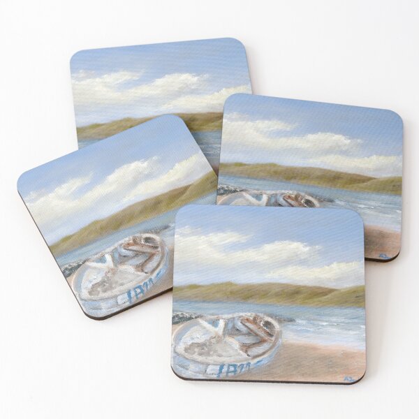 Item preview, Boat on the beach designed and sold by atbenjaminart.