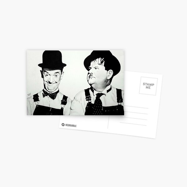 Laurel and Hardy Postcard