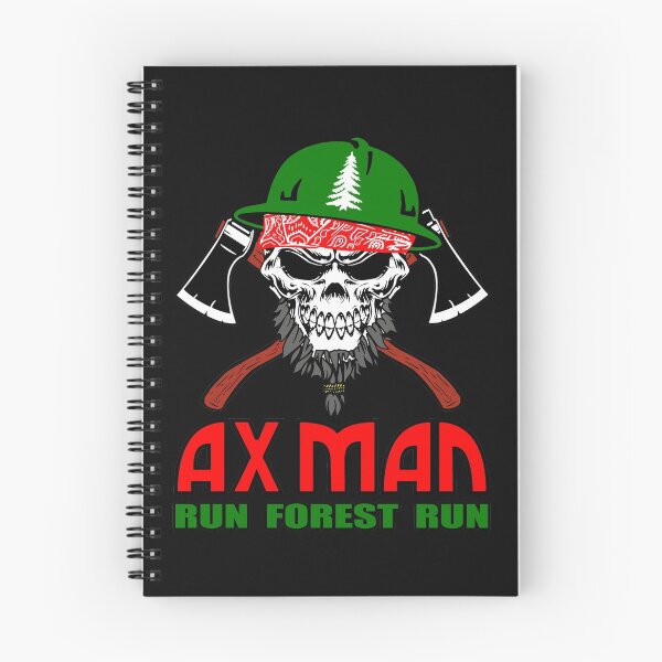 Item preview, Ax Man; Run Forest Run; designed and sold by StickerApe.