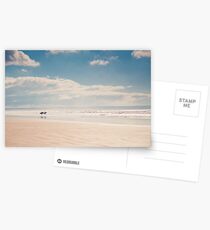 Heading into the surf, Saunton Sands, Devon Postcards