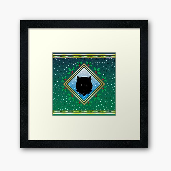 The Wolves Are Running Wildwood Green Fresco Framed Art Print