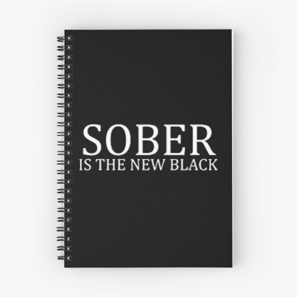 Item preview, Sober is the New Black designed and sold by SoberTeeCo.
