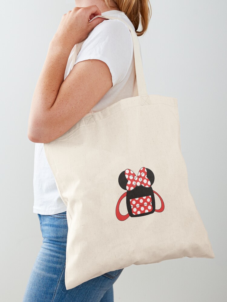Disney Mickey and Minnie Mouse ''Love'' Canvas Tote Bag