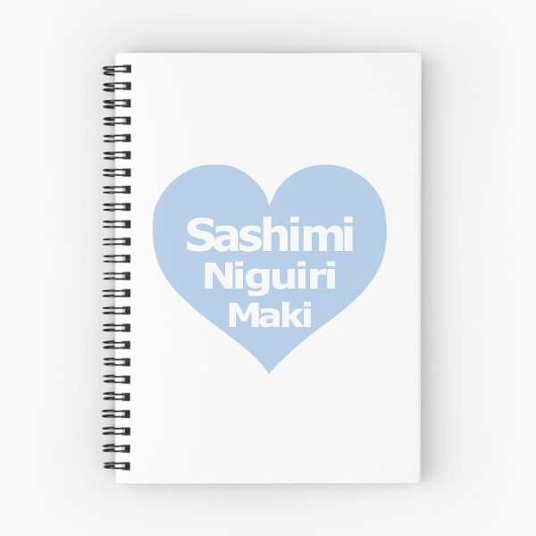 Item preview, heart blue sushi, sashimi niguiri maki designed and sold by AllShirts21.