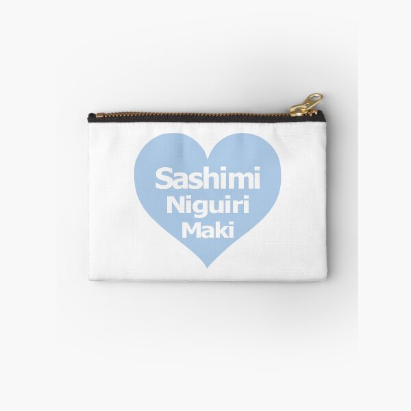 Item preview, heart blue sushi, sashimi niguiri maki designed and sold by AllShirts21.