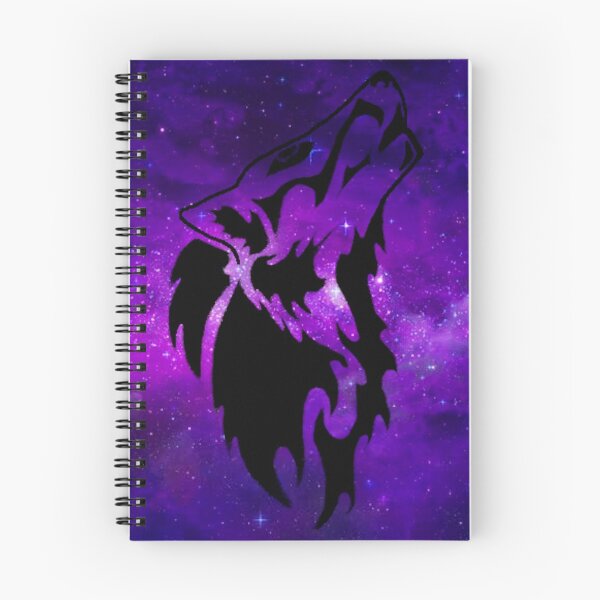 Item preview, Purple galaxy wolf designed and sold by Blackwolf7.