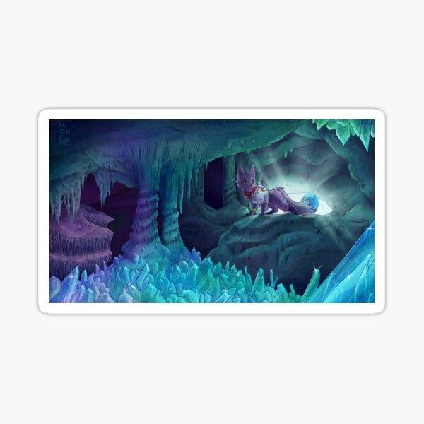 Crystal Cave Overload Sticker