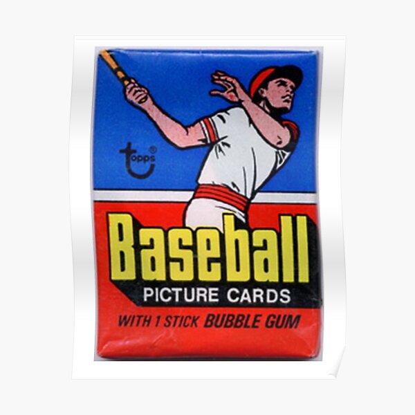 Vintage Retro Old School Baseball Poster