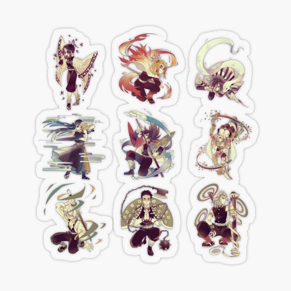 hashira Transparent Sticker
