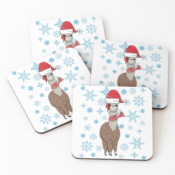 Item preview, Christmas Snow Llama designed and sold by LimeStorm.