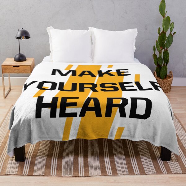 Item preview, Make Yourself Heard | Motivational Tshirt | Speak Hard Shirt | Quote Lettering Tee |  designed and sold by Melcu.