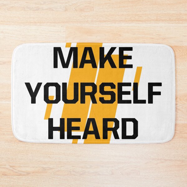 Item preview, Make Yourself Heard | Motivational Tshirt | Speak Hard Shirt | Quote Lettering Tee |  designed and sold by Melcu.