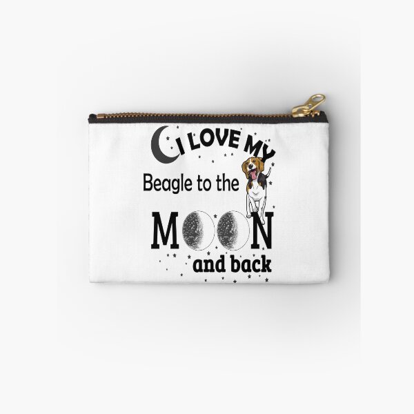 Item preview, I Love My Beagle to The Moon And Back - Christmas And Birthday Gift Ideas (Black Font) designed and sold by ASClothDesign.