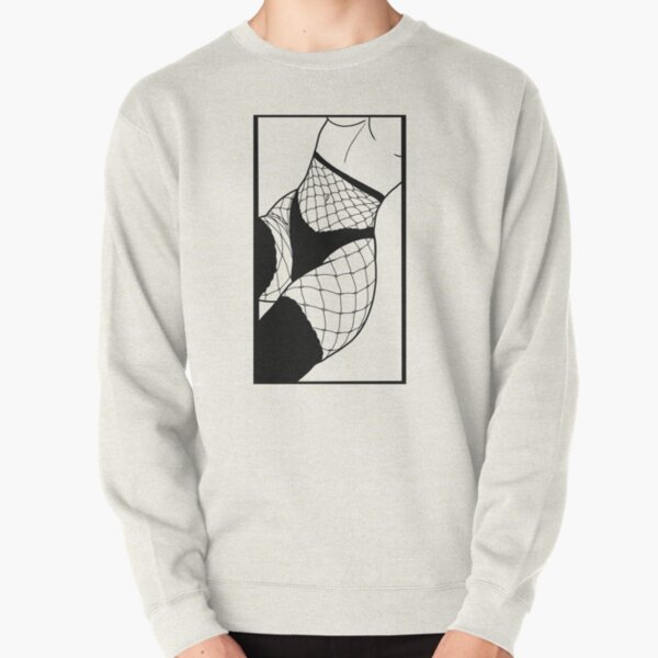 Ecchi Fishnets Pullover Sweatshirt