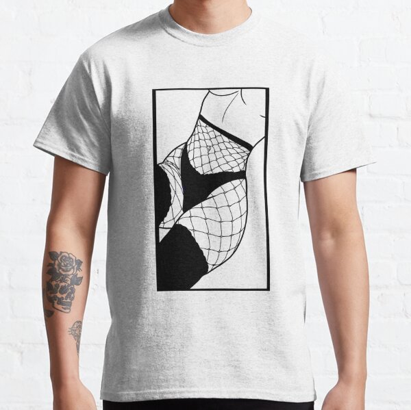Ecchi Fishnets Classic T-Shirt