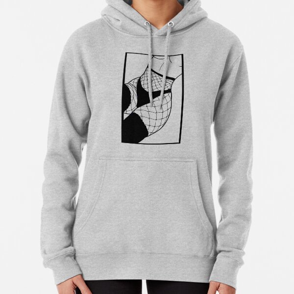 Ecchi Fishnets Pullover Hoodie
