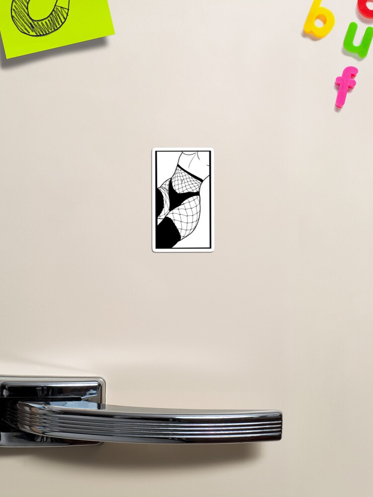 Thumbnail 1 of 3, Magnet, Ecchi Fishnets designed and sold by Mohost.
