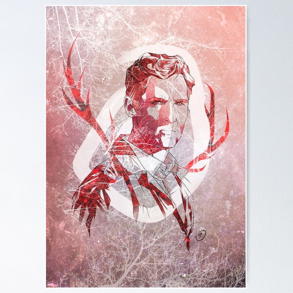 Vista previa del artículo con la obra «True Detective: Rust Cohle», diseñado y vendido por MaxGunner44.