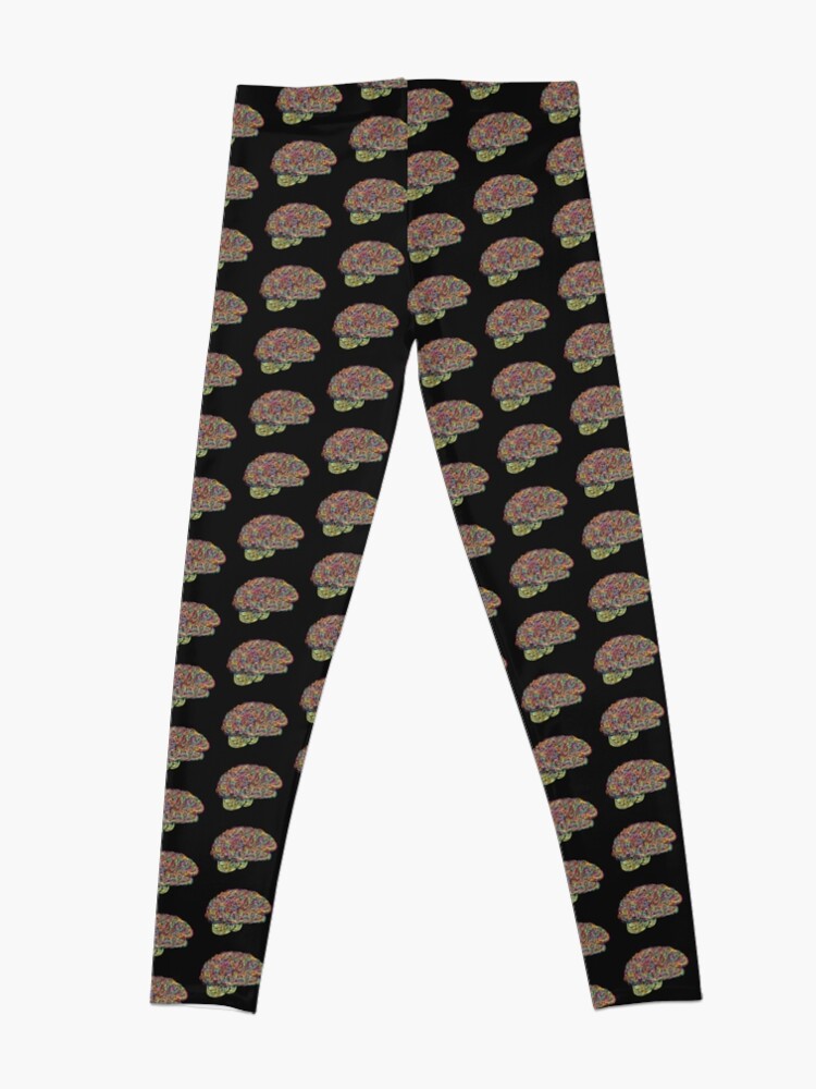 Alternate view of Jackson Pollock's Brain Leggings