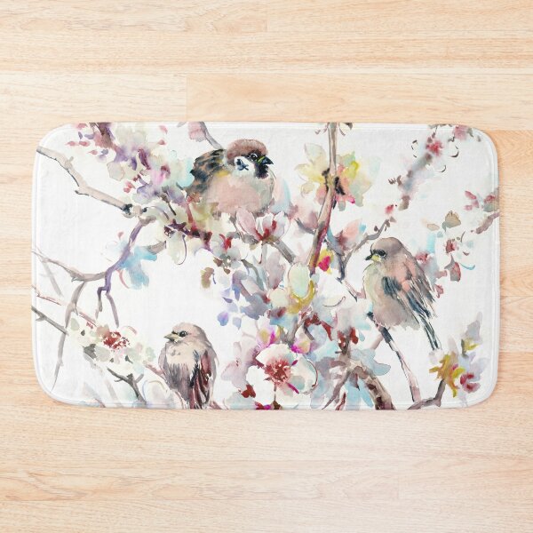 Item preview, Sparrows And Apricot Blossom designed and sold by surenart.