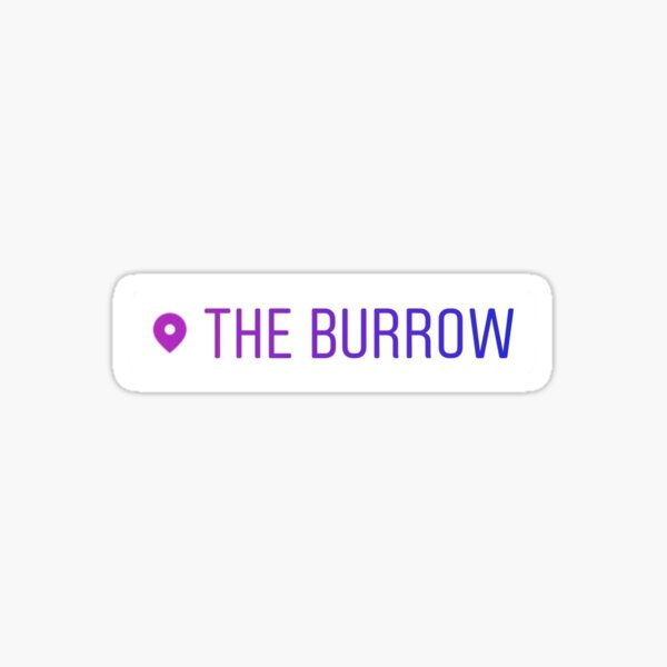 The Burrow Location Sticker Sticker